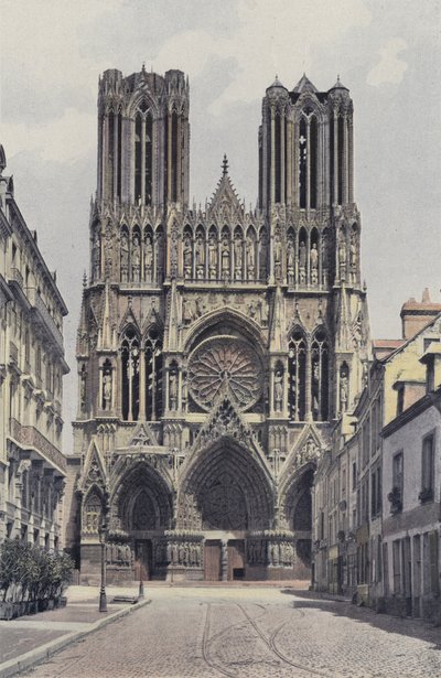 Reims, Cathédrale, Façade O - French Photographer