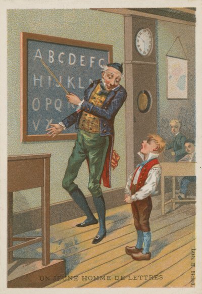 Un jeune homme de lettres - French School