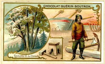 Chromolithographie publicitaire des chocolats Guérin Boutron - French School