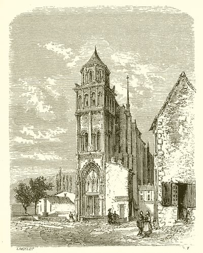 Église de Sainte-Radegonde à Poitiers - French School