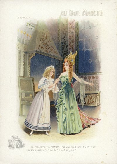 Cendrillon et la marraine fée - French School