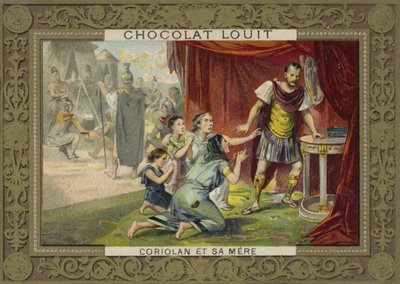 Coriolan et sa mère - French School