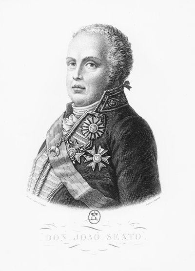 Jean VI de Portugal (gravure) - French School