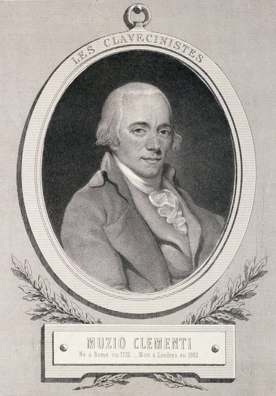 Muzio Clementi (1752-1832) gravé par Alfred Lemoine - French School