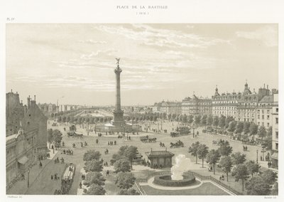 Place de la Bastille, 1878 - French School