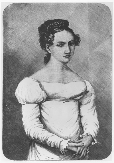 Portrait de Maria Wereszczaka - French School