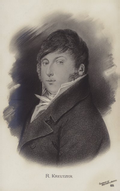 Portrait de Rodolphe Kreutzer - French School