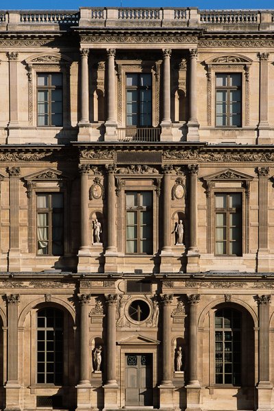 La Cour Carrée, côté nord - French School