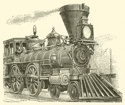 Train (gravure) - French School