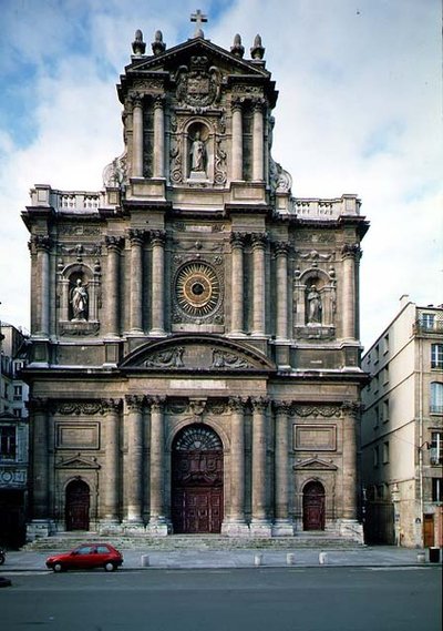 Vue de la façade ouest - French School