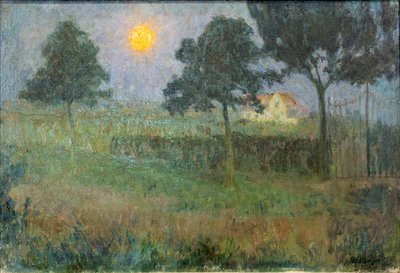 Paysage au crépuscule - Frits van den Berghe