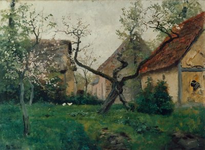 Pommier en fleurs - Fritz Thaulow