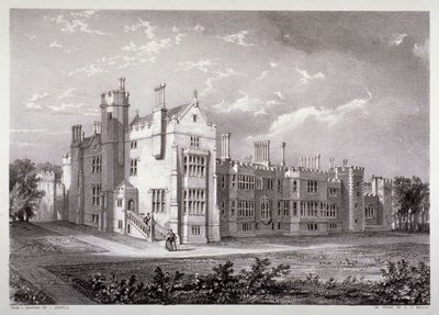 Vue du palais de Lambeth, Londres - GF Bragg