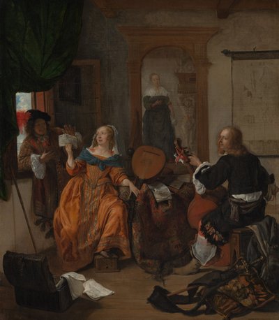 Une fête musicale - Gabriel Metsu