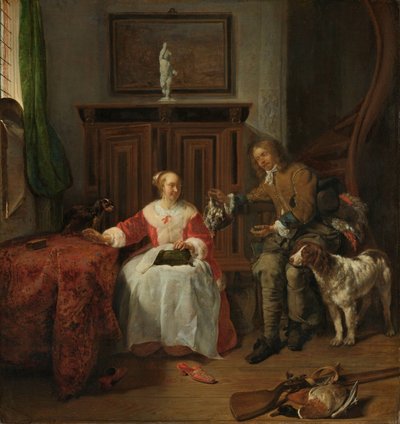 Le cadeau du chasseur - Gabriel Metsu