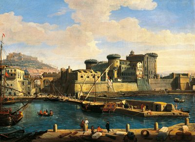 Les Docks de Naples - Gaspar van Wittel