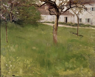 Un jardin à Grez, 1884 - Georg Vilhelm Pauli