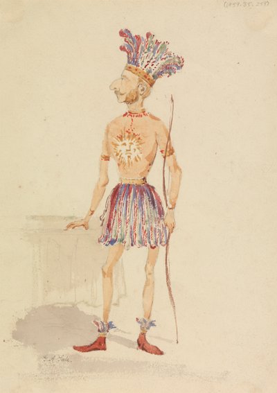 Anglais en costume inca - George Augustus Sala