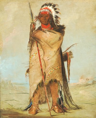 Hó-ra-tó-a, un brave - George Catlin