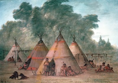 Village Sioux - George Catlin