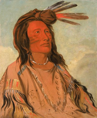 Tchán-dee, chef Oglala, 1832 - George Catlin