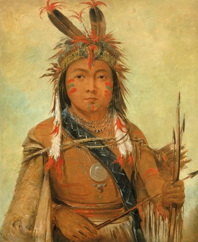 Ud-je-jock, Pélican, un garçon - George Catlin