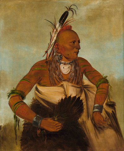 Wa-ho-béck-ee, un beau brave, 1834 - George Catlin