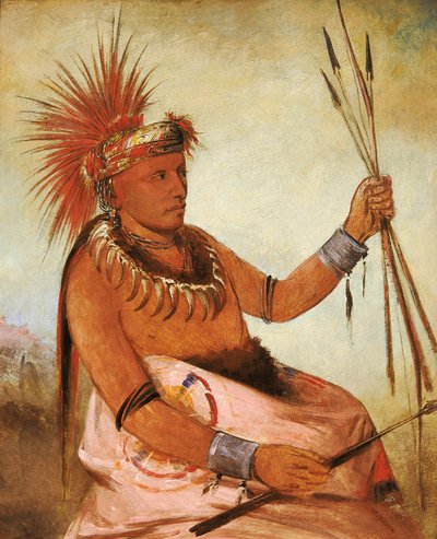 Wos-cóm-mun, Homme occupé, un brave, 1832 - George Catlin