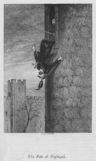 Le destin de Nightgall (gravure) - George Cruikshank