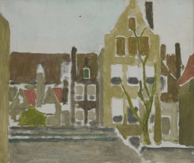 Un groupe de maisons - George Hendrik Breitner