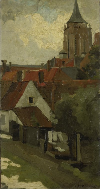 La tour de Gorkum - George Hendrik Breitner