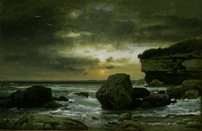 Une Marine - George Inness