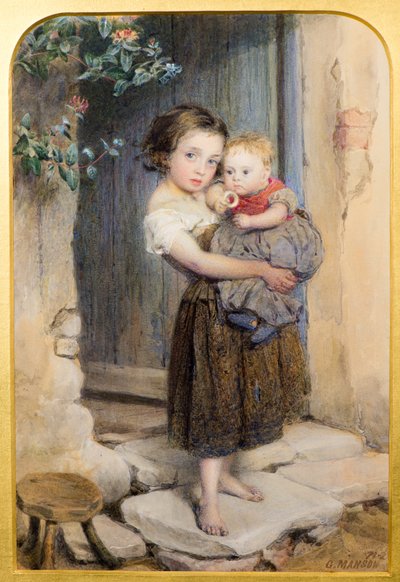 Fille et Enfant - George Manson