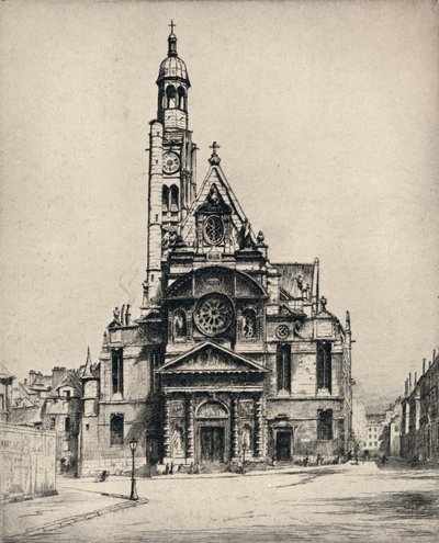 Église Saint-Étienne-du-Mont, 1915 - George T Plowman