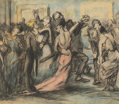 Bal de la société [verso], c. 1907 - George Wesley Bellows