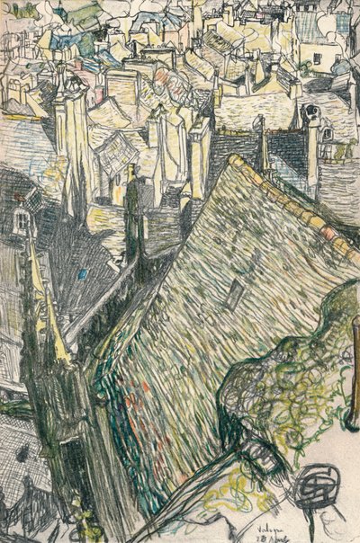 Vue de Valogne, vers 1911 - Georges Dupuis