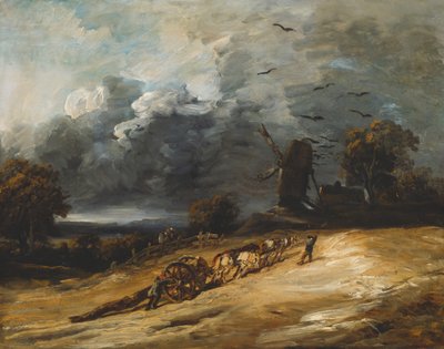 La tempête, 1814-1830 - Georges Michel