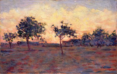 Coucher de soleil - Georges Pierre Seurat