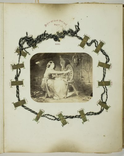 Sans titre [femme filant], 1855-68 - Georgina Cowper