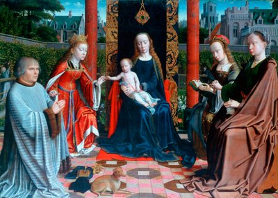 Le mariage mystique de Sainte Catherine, 1505-1510 - Gerard David