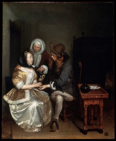 Un Verre de Limonade, années 1660 - Gerard Terborch II