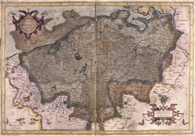 Belgique (gravure) - Gerardus Mercator