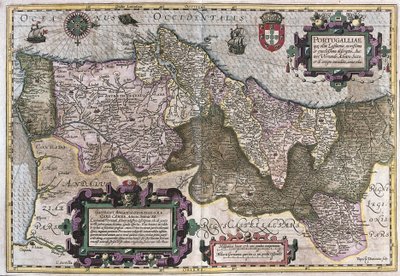 Portugal (gravure) - Gerardus Mercator