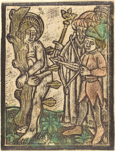 Saint Sébastien - German 15th Century