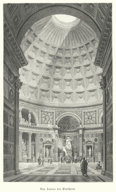 Intérieur du Panthéon, Rome - German School