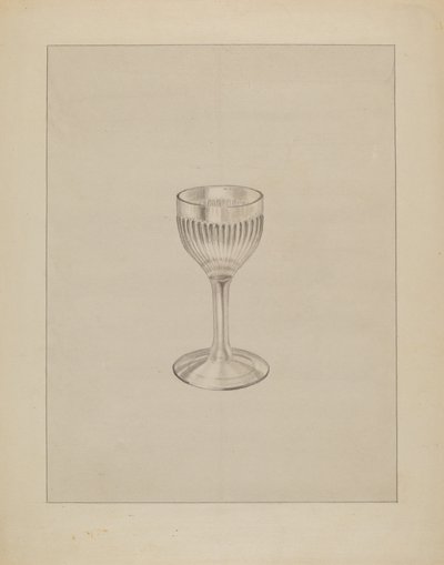 Verre à vin, vers 1936 - Gertrude Lemberg