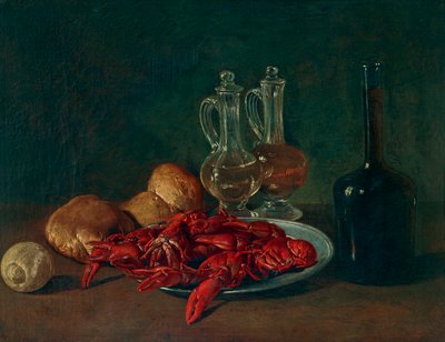 Crevettes sur une assiette - Giacomo Ceruti