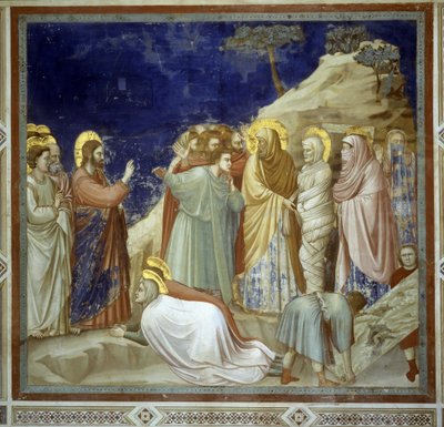 La Résurrection de Lazare, c.1305 - Giotto (c.1266 1337)