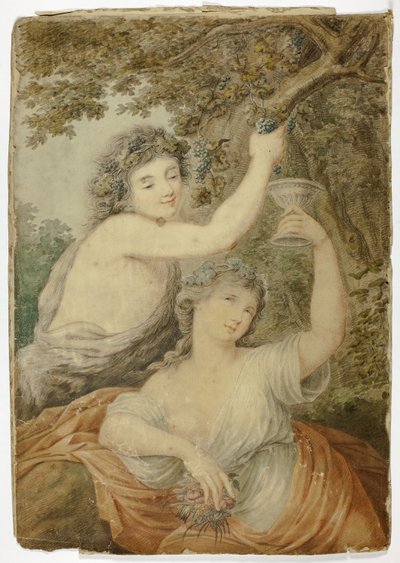 Bacchus et la Jeune Fille - Giovanni Battista Cipriani