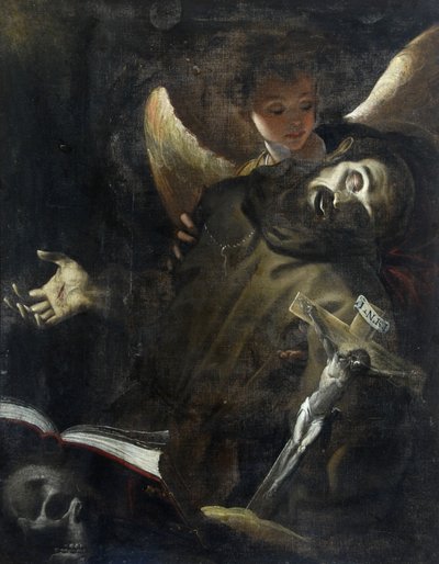 Saint François en extase, vers 1598 - Giovanni Battista Crespi